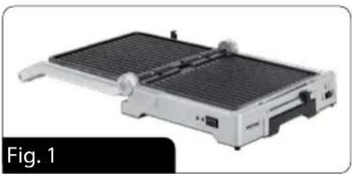 MPM MGR-10M - USING THE GRILL WITH OPEN HOT PLATES - 1