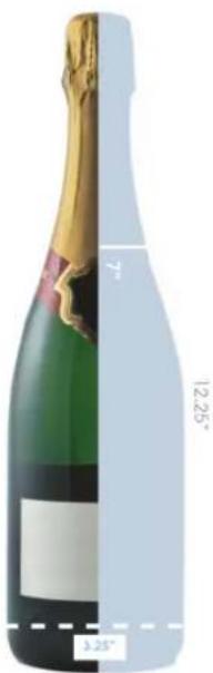 HISENSE RW17W4NSWGF - WINE COOLER BOTTLE CAPACITY - 6