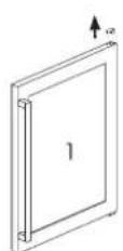 HISENSE RW17W4NSWGF - Install the bottom left hing on the left side of the cabinet. use the screws fixing. - 4