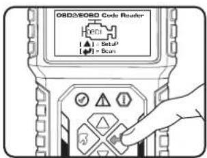 OBD/EQBD Code Router PCI [▲] - Setup [●] - Scan