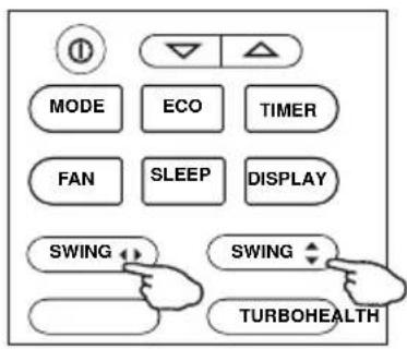 MODE ECO TIMER FAN SLEEP DISPLAY SWING SWING TURBOHEALTH