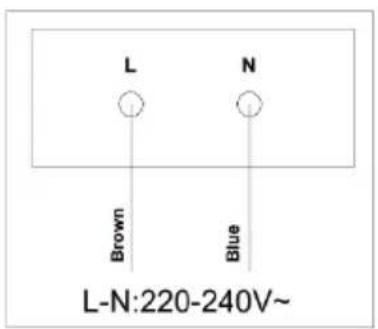 L N Brown Blue L-N:220-240V~