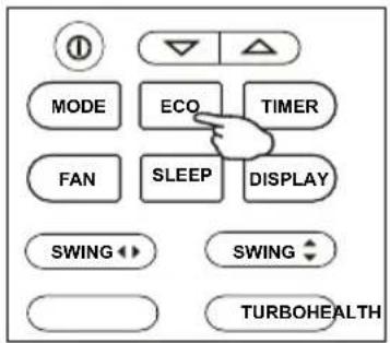 MODE ECO TIMER FAN SLEEP DISPLAY SWING SWING TURBOHEALTH