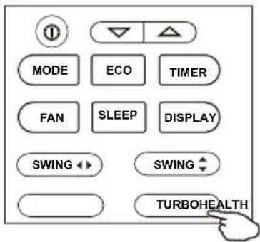 MODE ECO TIMER FAN SLEEP DISPLAY SWING SWING TURBOHEALTH