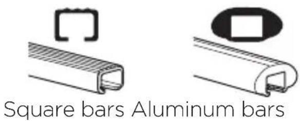 Square bars Aluminum bars
