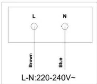 L N Brown Blue L-N:220-240V~