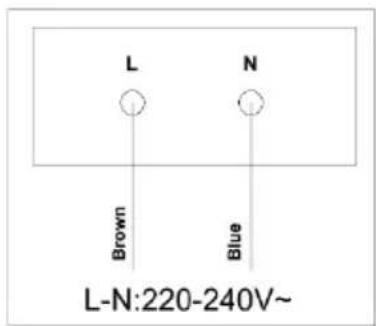 L N Brown Blue L-N:220-240V~