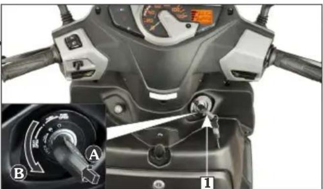 HERO Maestro Edge (2017) - STEERING LOCK - 1