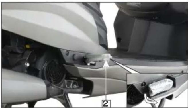 HERO Maestro Edge (2017) - Pillion footrest - 2