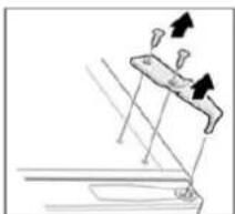 BOMANN GS 7243 - Replacing the door hinge - 1