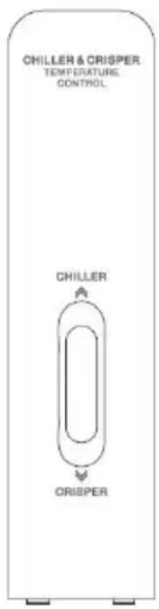 CHILLER & CRISPER TEMPERATURE. CONTROL CHILLER CRISPER