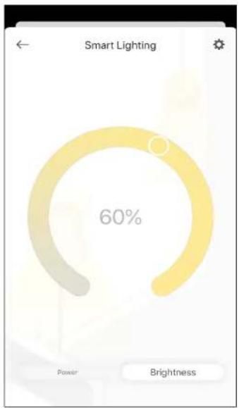 Smart Lighting 60% Power Brightness