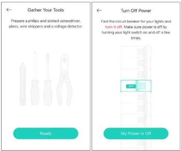 Gather Your Tools Prepare a philips and slotted screwdriver, pliers, wire strippers and a voltage detector. Ready Turn Off Power Find the circuit breaker for your lights and turn it off. Make sure power is off by turning your light switch on and off a few times. OFF My Power Is Off