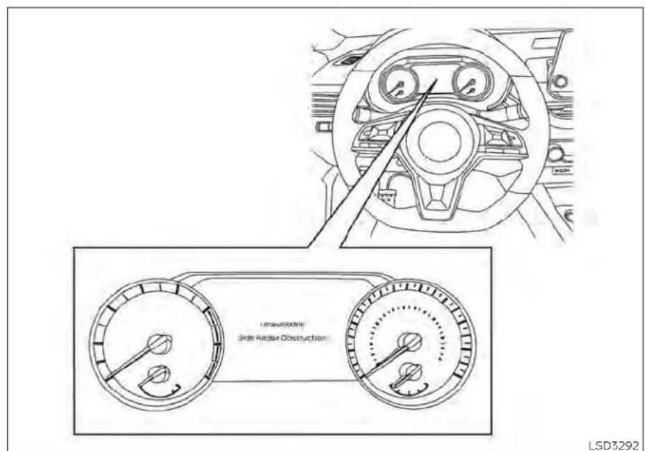 Unaudifiable Side Radar Obstruction LSD3292