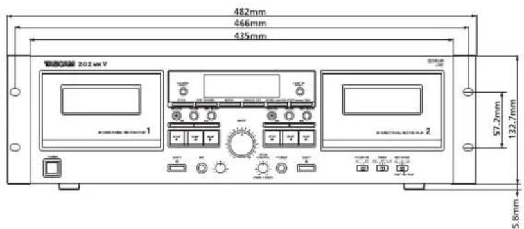 TASCAM 202MKV - Wichtig - 1