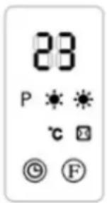 83 P °C © F