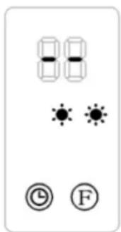 Weather and lighting icons including solar panels, suns, clock, and lamp symbols