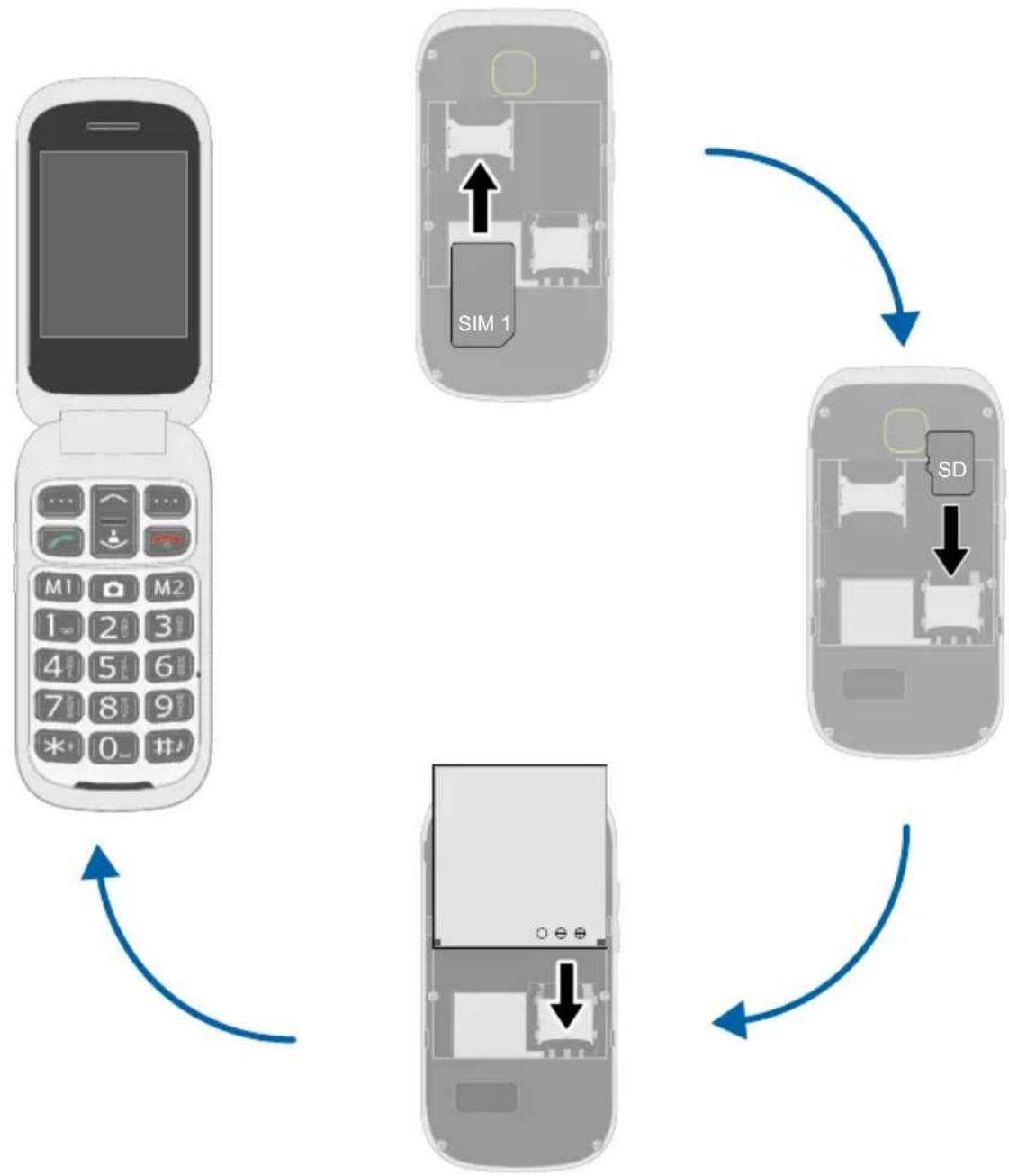 OLYMPIA Janus - So nehmen Sie Ihr Mobiltelefon in Betrieb - 2