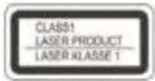 CLASS1 LASER PRODUCT LASER XLASSE 1