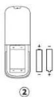 TaoTronics TT-HE009 - Replacement of Batteries in Remote Control - 2