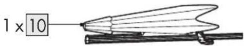 1 x 10