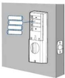 eufy Smart Lock Touch - Step 6: Install Batteries - 1