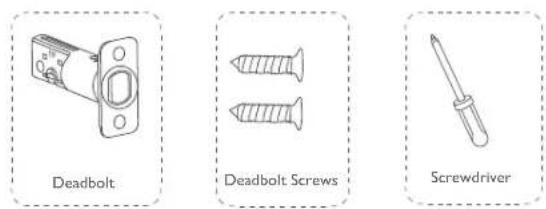 Deadbolt Deadbolt Screws Screwdriver