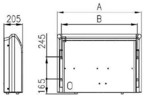 205 245 165 A B O