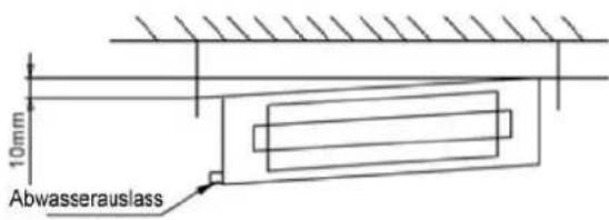 10mm Abwasserauslass