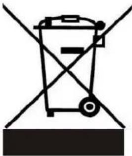Simple line drawing of a trash bin with crossed lines indicating no waste or discharge (no text or symbols)