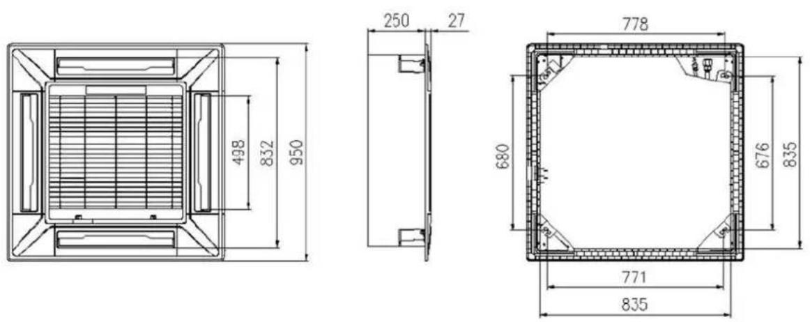 Baxi RZK70 - Collocazione del vano di alloggiamento - 2