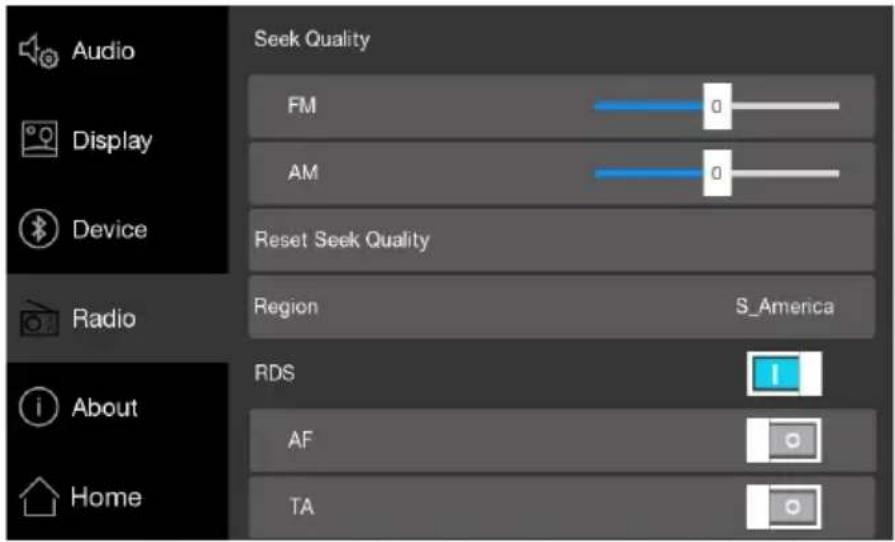 BLAUPUNKT San Andres 970 - Configurações de rádio - 1