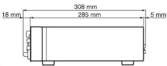 18 mm 308 mm 285 mm 5 mm