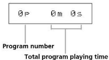 TASCAM MD-CD1MKII - Wiedergabe in programmierter Folge - 1