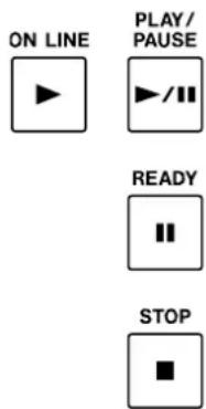 ON LINE PLAY/ PAUSE READY STOP
