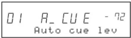 01 A_ CUE - 72 Auto cue lev
