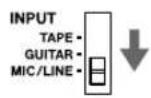 TASCAM 414MKII - First, make the following settings : - 4