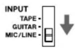 TASCAM 414MKII - Routing input - 1