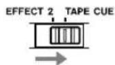 TASCAM 414MKII - Selecting TAPE CUE - 1