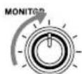 TASCAM 414MKII - MONITOR level control setting - 1