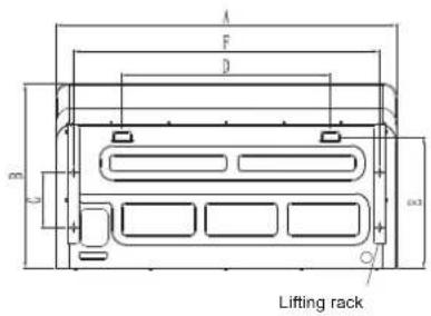 A F D B C Lifting rack α3