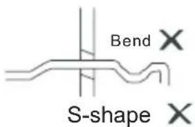 Bend S-shape