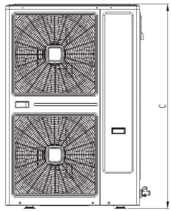 Infiniton CCFL-4530 - Installation of outdoor unit - 9