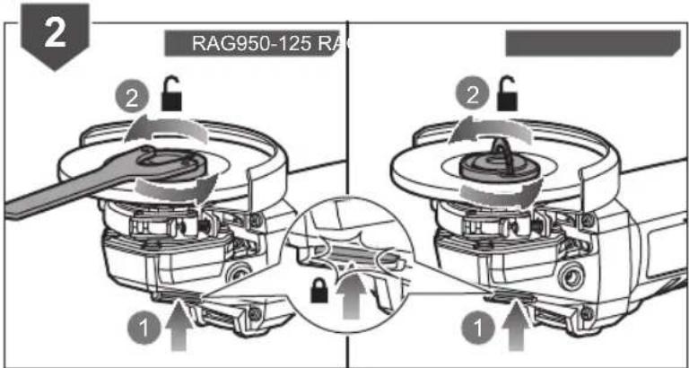 RAG950-125 R4 ② ② ① ①