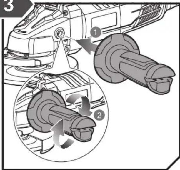 Technical diagram showing mechanical assembly with numbered components and directional arrows indicating motion or flow