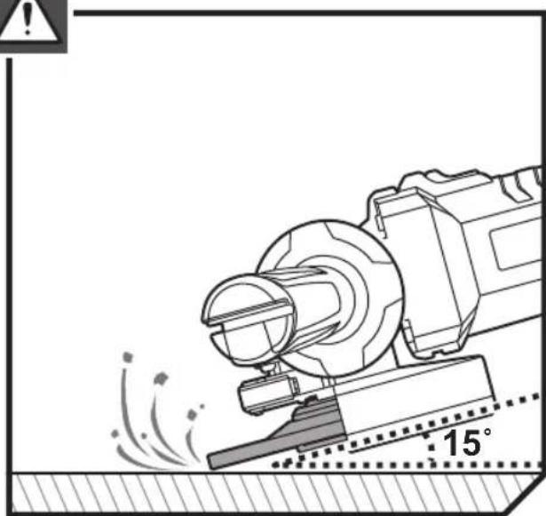 Technical illustration of a mechanical device with a 15-degree angle标注 (no text or symbols on the diagram itself)