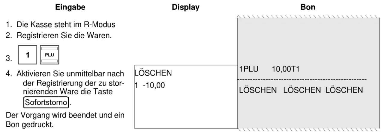 OLYMPIA Touch 110 - Sofortstorno - 1