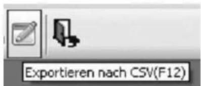 Exportieren nach CSV(F12)