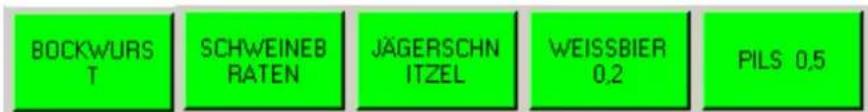 BOCKWURS T SCHWEINEB RATEN JÄGERSCHN ITZEL WEISSBIER 0.2 PILS 0.5