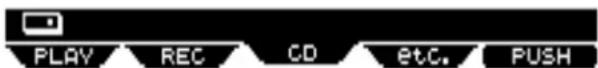 PLAY REC CD etc. PUSH